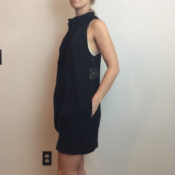 Robert Rodriguez Silk Ruffle Neck Cocktail Mini Halter Racerback Dress holiday - Picture 2 of 15